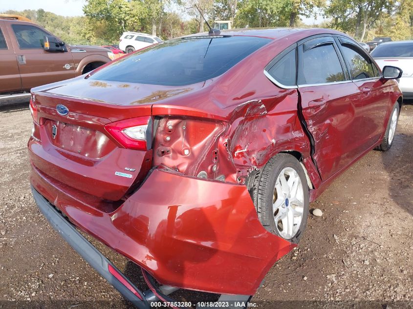 2014 FORD FUSION SE - 3FA6P0HD0ER376501