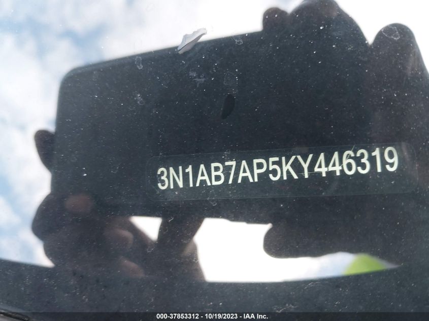 2019 NISSAN SENTRA SV - 3N1AB7AP5KY446319