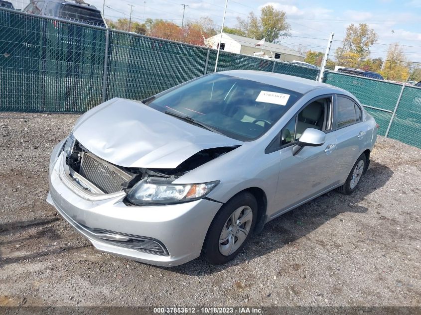 2013 HONDA CIVIC SDN LX - 19XFB2F58DE209602
