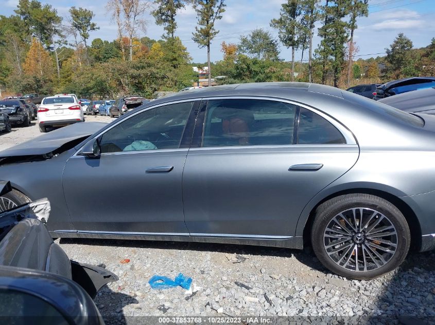 W1K6G7GB7NA152080 | 2022 MERCEDES-BENZ S 580