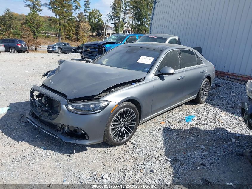 2022 MERCEDES-BENZ S 580 4MATIC W1K6G7GB7NA152080