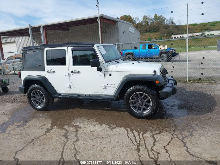2014 JEEP WRANGLER UNLIMITED SPORT - 1C4BJWDG9EL202325