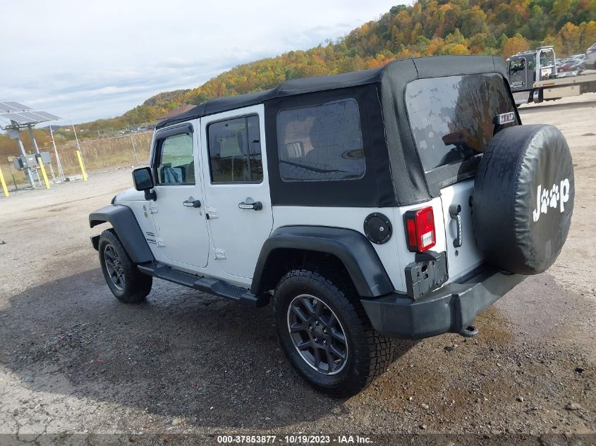 2014 JEEP WRANGLER UNLIMITED SPORT - 1C4BJWDG9EL202325