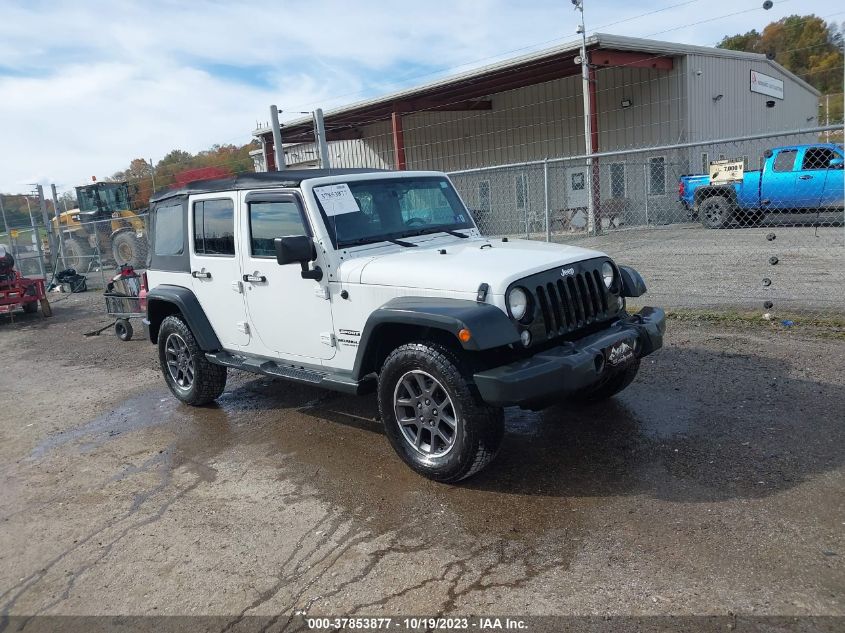 2014 JEEP WRANGLER UNLIMITED SPORT - 1C4BJWDG9EL202325