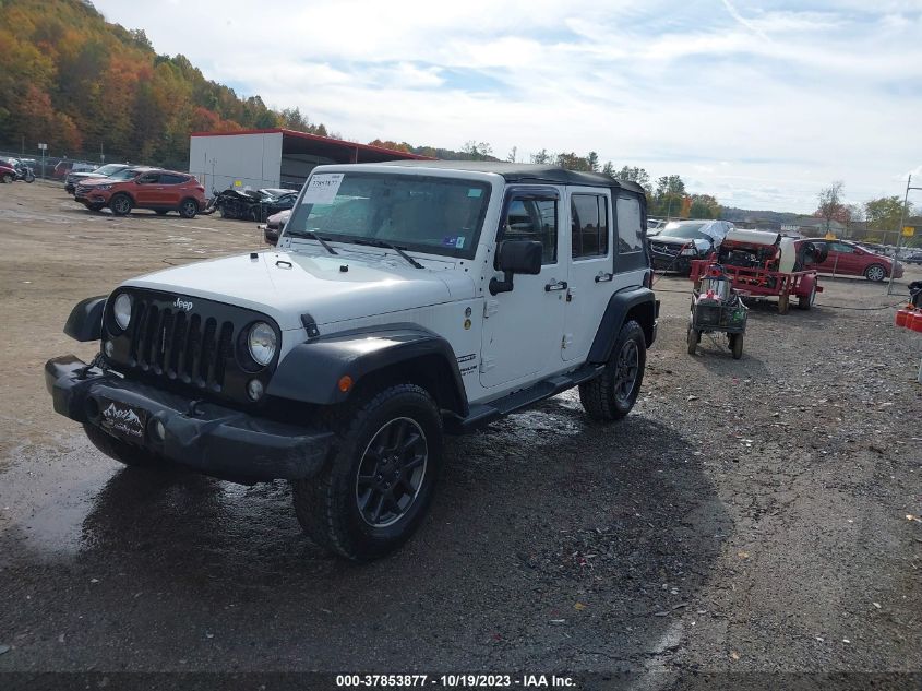 2014 JEEP WRANGLER UNLIMITED SPORT - 1C4BJWDG9EL202325