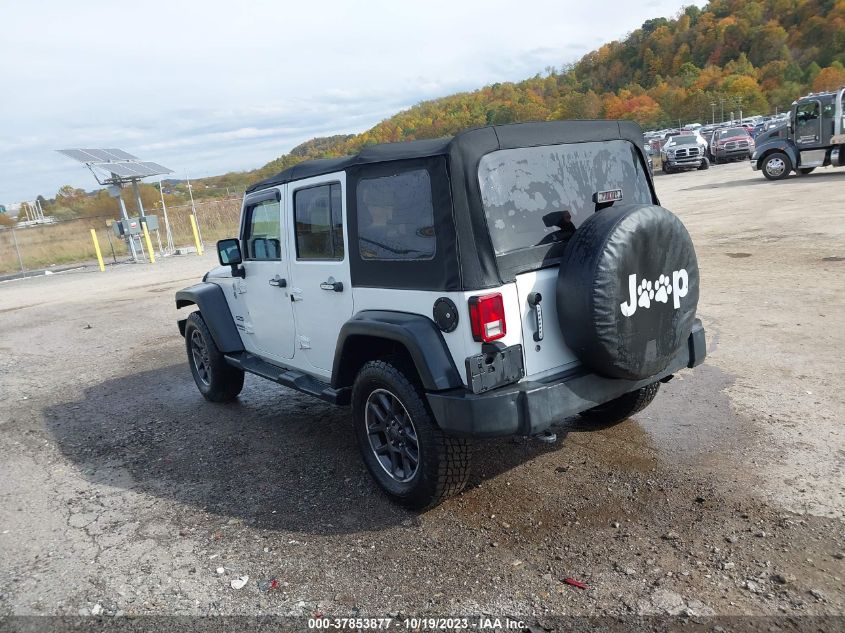 2014 JEEP WRANGLER UNLIMITED SPORT - 1C4BJWDG9EL202325