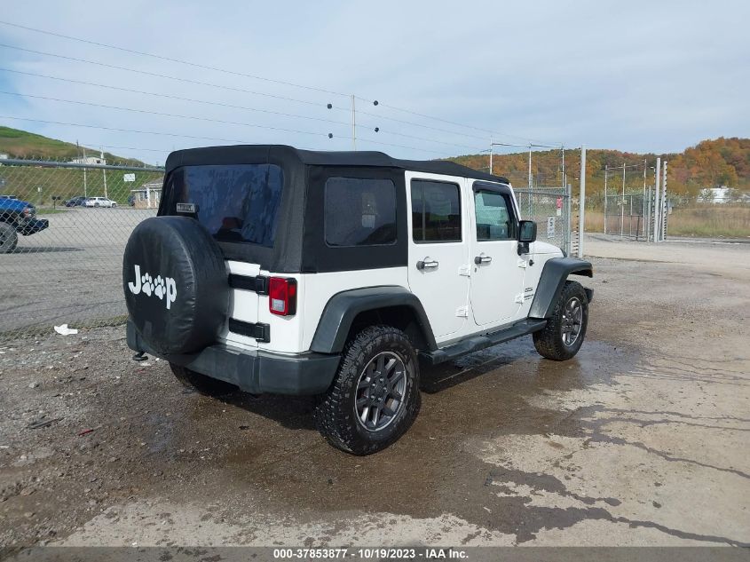 2014 JEEP WRANGLER UNLIMITED SPORT - 1C4BJWDG9EL202325