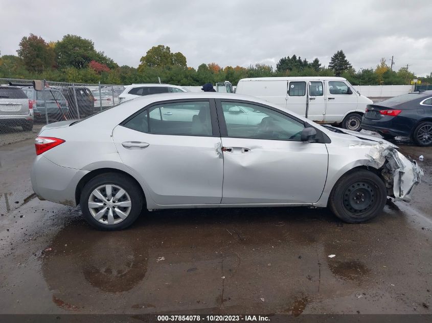 2014 TOYOTA COROLLA L/LE/S/S PLUS/LE PLUS - 2T1BURHE4EC223625