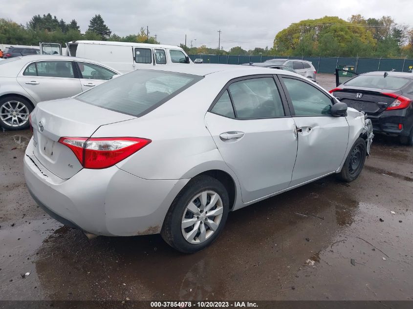 2014 TOYOTA COROLLA L/LE/S/S PLUS/LE PLUS - 2T1BURHE4EC223625