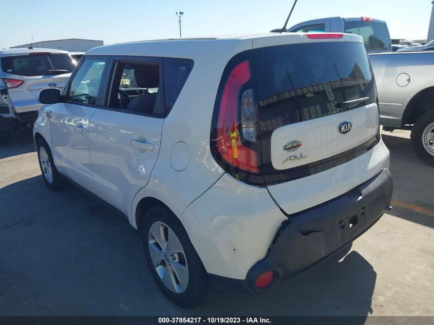 2015 KIA SOUL BASE - KNDJN2A27F7133310