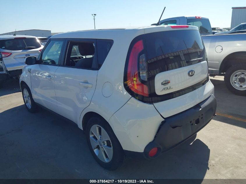 2015 KIA SOUL BASE - KNDJN2A27F7133310