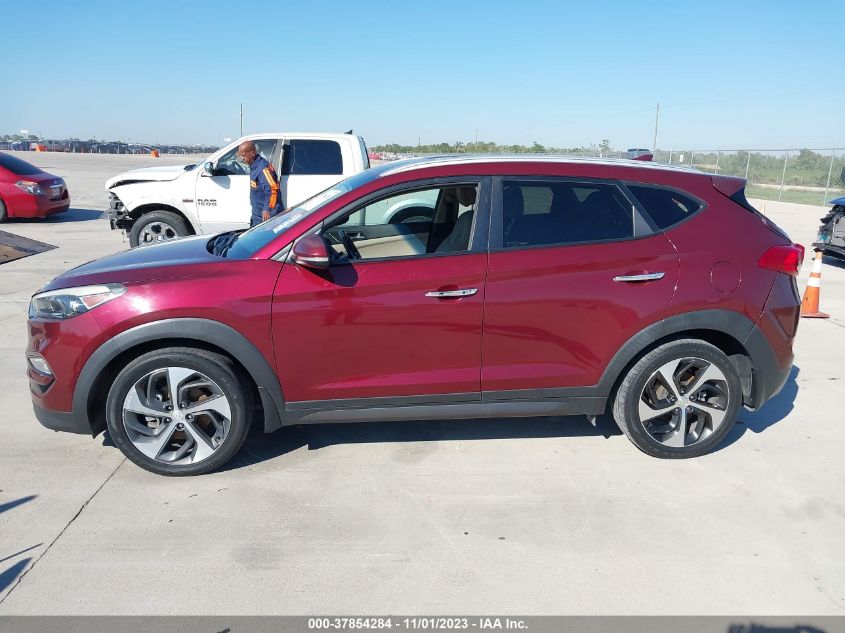 2016 HYUNDAI TUCSON LIMITED - KM8J33A22GU026935