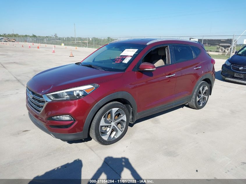2016 HYUNDAI TUCSON LIMITED - KM8J33A22GU026935