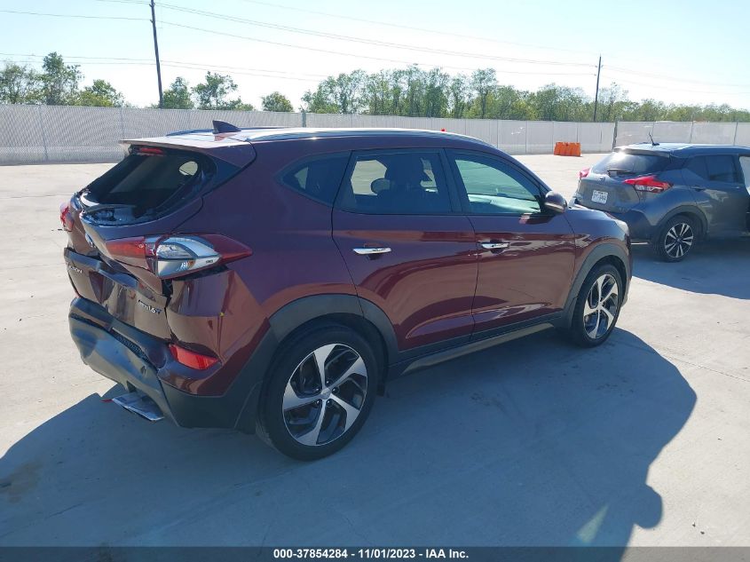 2016 HYUNDAI TUCSON LIMITED - KM8J33A22GU026935