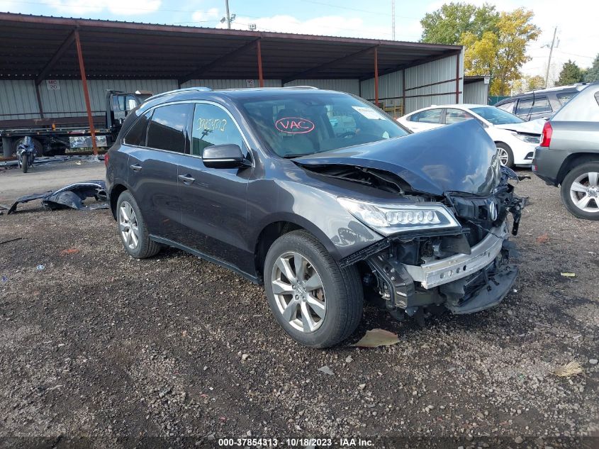 2016 ACURA MDX W/ADVANCE/W/ADVANCE - 5FRYD4H92GB042276
