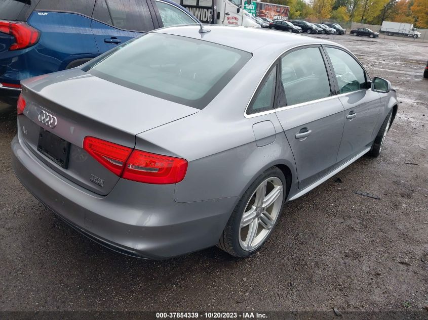 2015 AUDI A4 PREMIUM PLUS - WAUFFCFL0FN039272