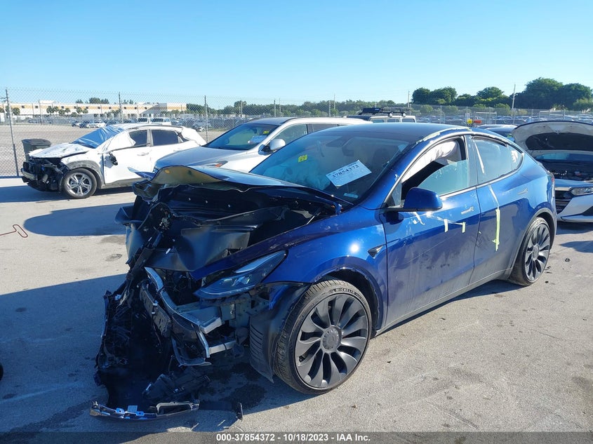 VIN 7SAYGDEF2PF776695 2023 TESLA MODEL Y