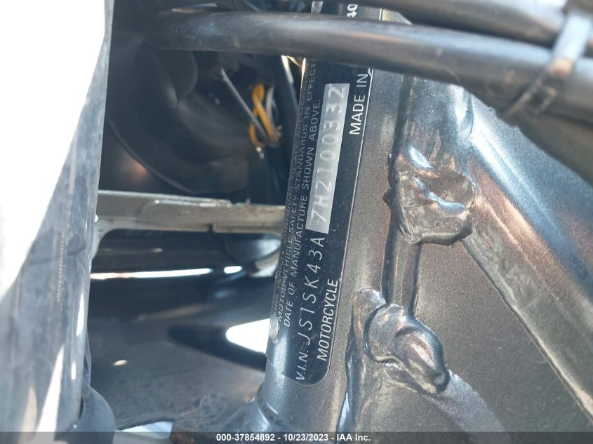 2017 SUZUKI DR-Z400 S JS1SK43A7H2100332