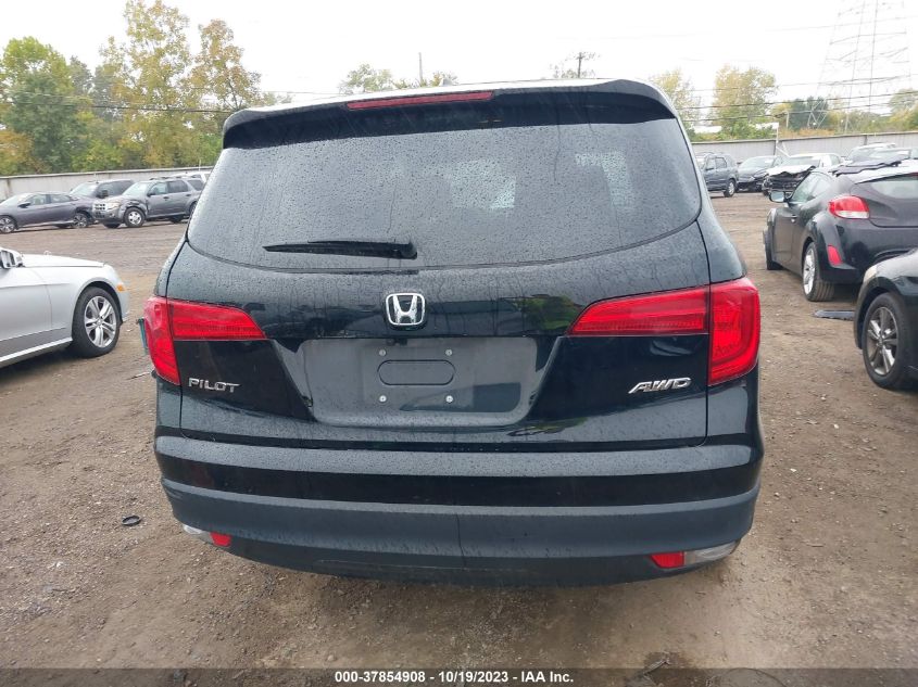 2018 HONDA PILOT EX-L - 5FNYF6H66JB057674