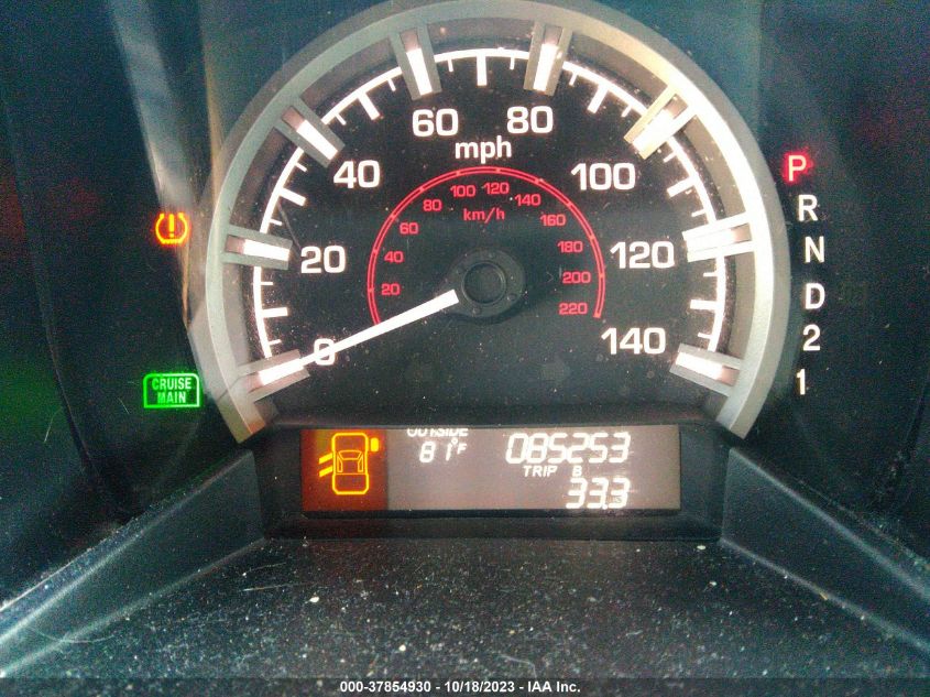 2013 HONDA RIDGELINE RTL - 5FPYK1F50DB017126