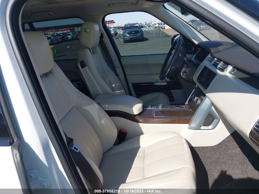 VIN SALGS2FE0HA360942 2017 LAND ROVER RANGE ROVER