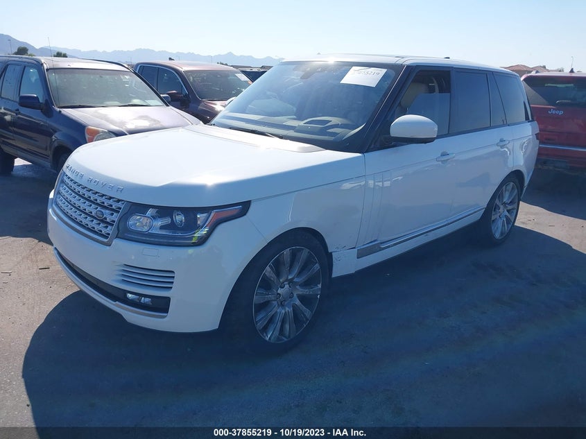 VIN SALGS2FE0HA360942 2017 LAND ROVER RANGE ROVER