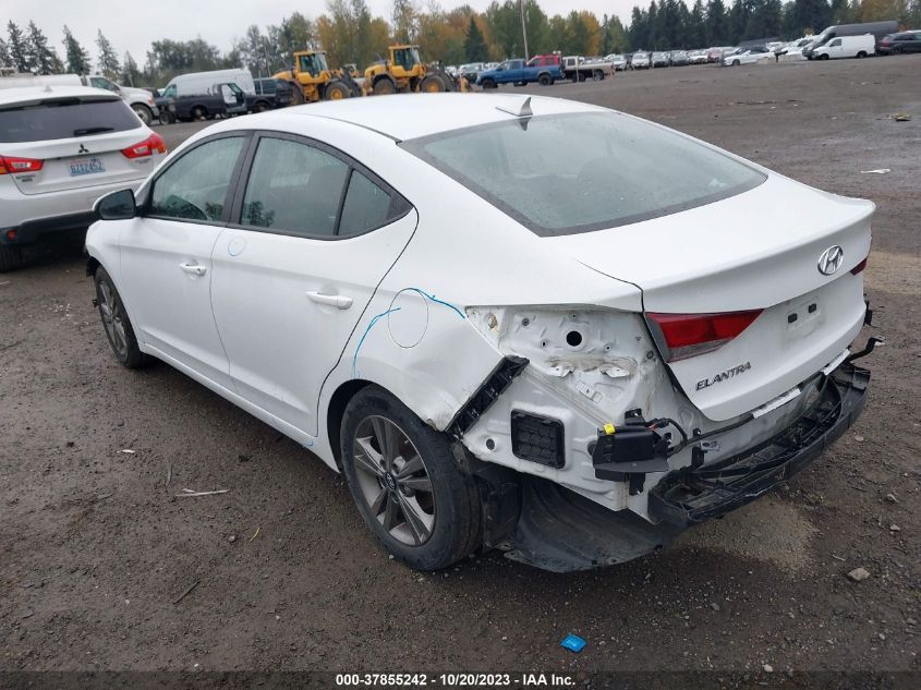 2018 HYUNDAI ELANTRA SEL - 5NPD84LF7JH328487