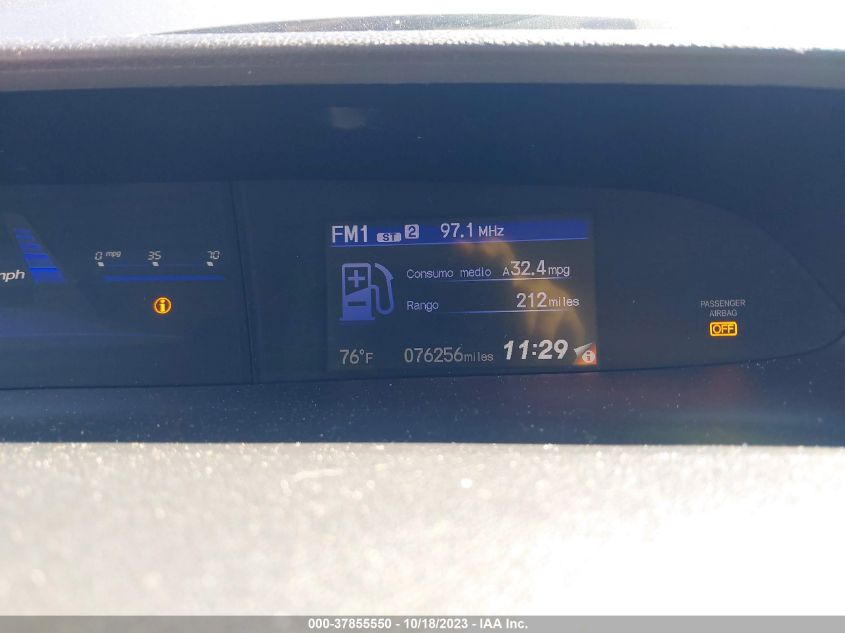 2013 HONDA CIVIC SDN EX 19XFB2F82DE226809