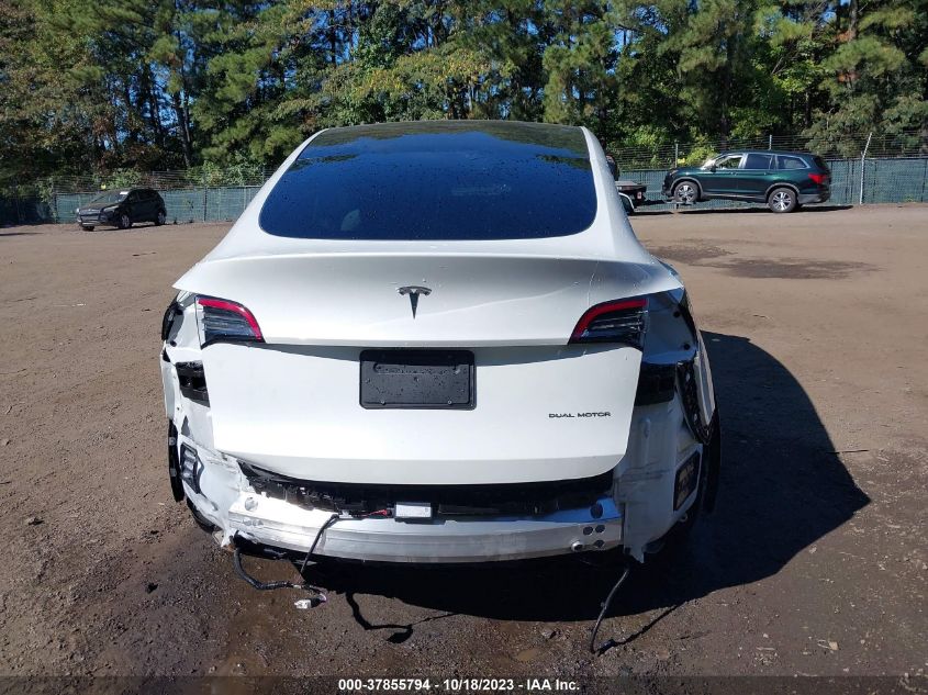 2021 TESLA MODEL Y LONG RANGE - 5YJYGDEE7MF085582