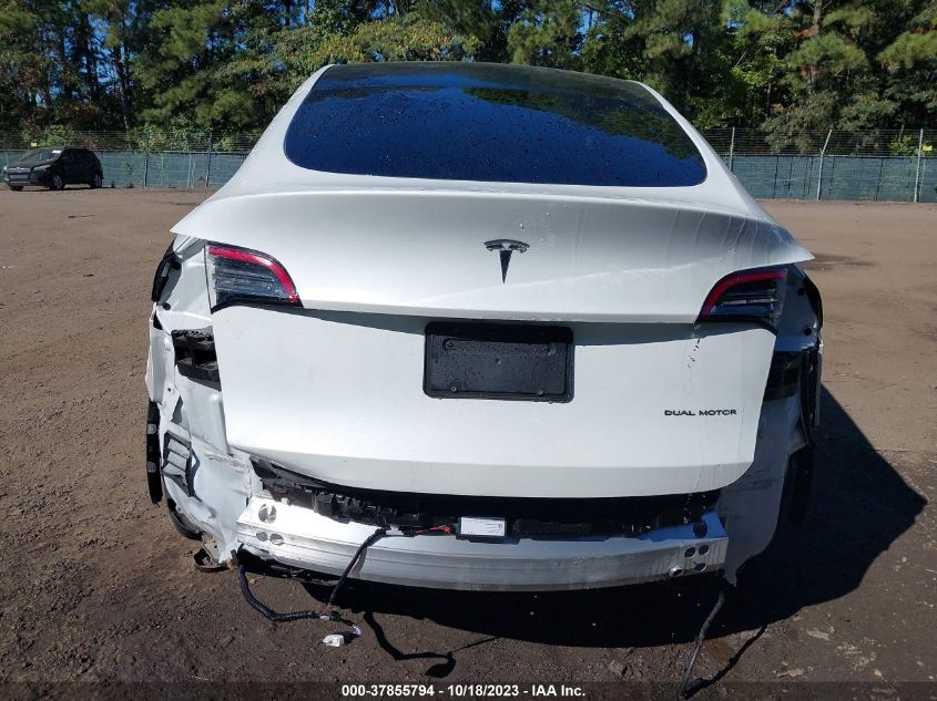 2021 TESLA MODEL Y LONG RANGE - 5YJYGDEE7MF085582