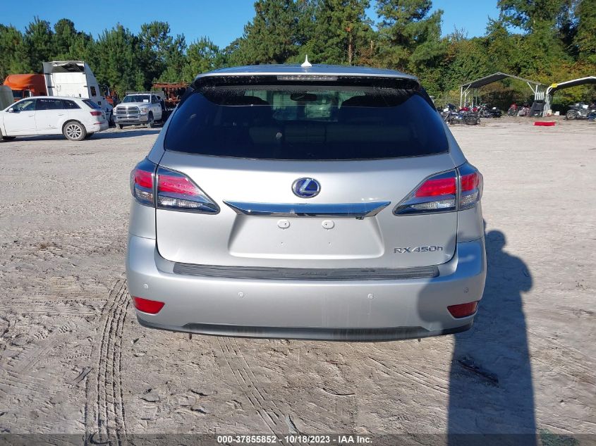 2013 LEXUS RX 450H JTJZB1BA7D2007452
