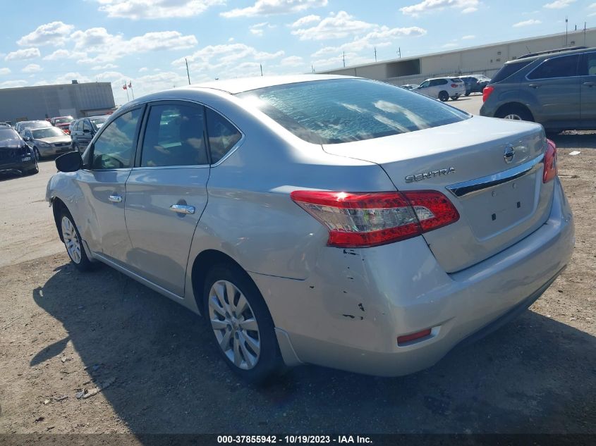 2015 NISSAN SENTRA S - 3N1AB7AP7FY330836