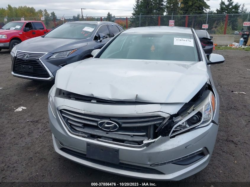 2015 HYUNDAI SONATA 2.4L SE - 5NPE24AF3FH163327