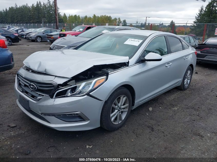 2015 HYUNDAI SONATA 2.4L SE - 5NPE24AF3FH163327