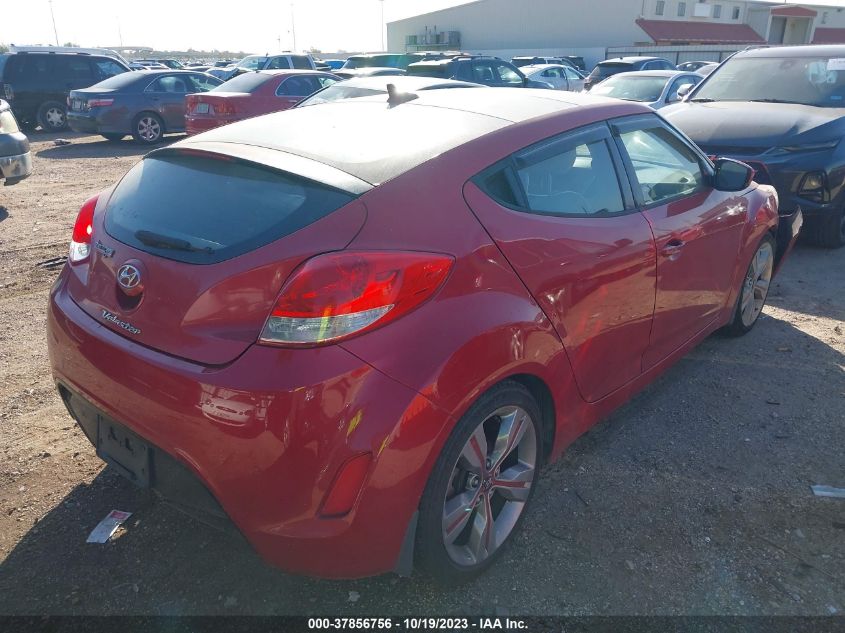 2013 HYUNDAI VELOSTER - KMHTC6AD4DU143875