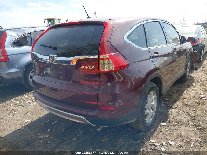 2016 HONDA CR-V EX - 5J6RM4H54GL137206