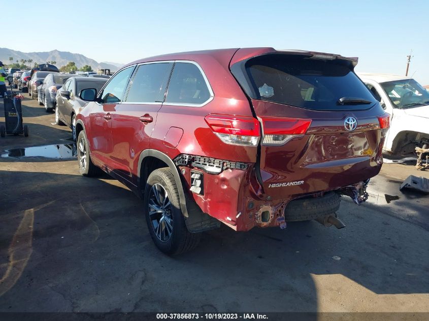 2018 TOYOTA HIGHLANDER LE - 5TDZZRFH4JS256557