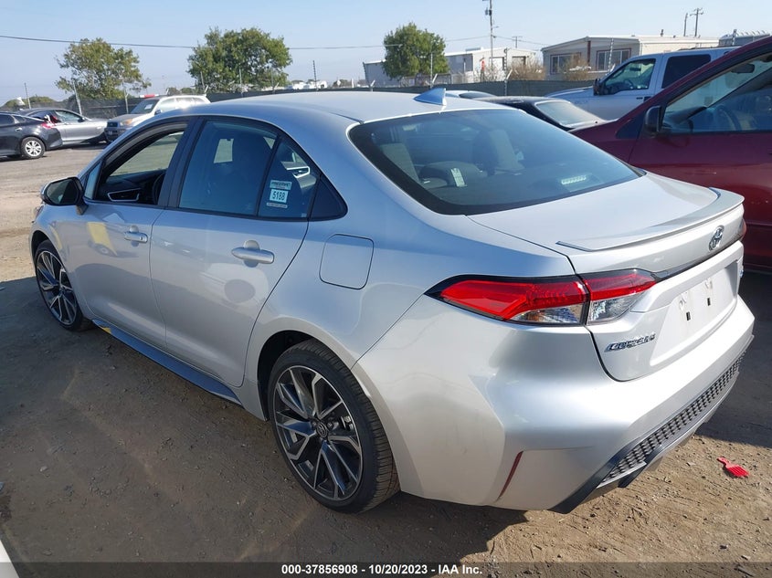 VIN 5YFS4MCE8NP134828 2022 TOYOTA COROLLA SE/NIGHT SHADE
