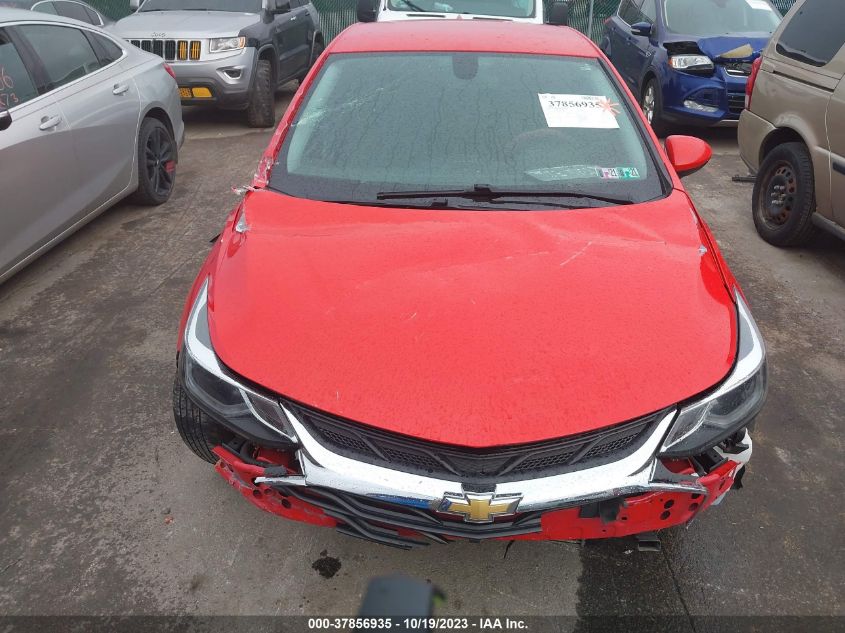 2019 CHEVROLET CRUZE LT - 1G1BE5SM4K7134536
