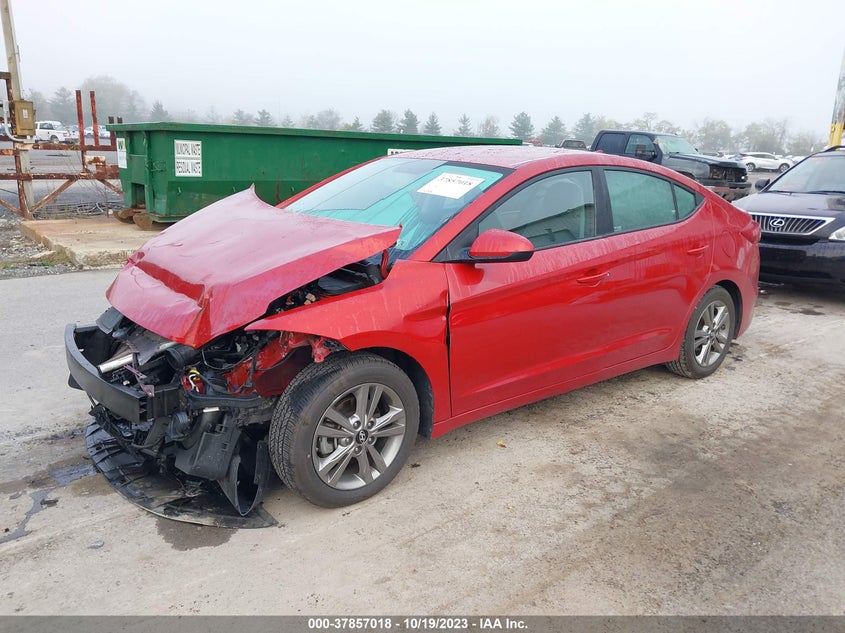 VIN 5NPD84LF5JH365358 2018 HYUNDAI ELANTRA SEL/VALUE/LIMITED