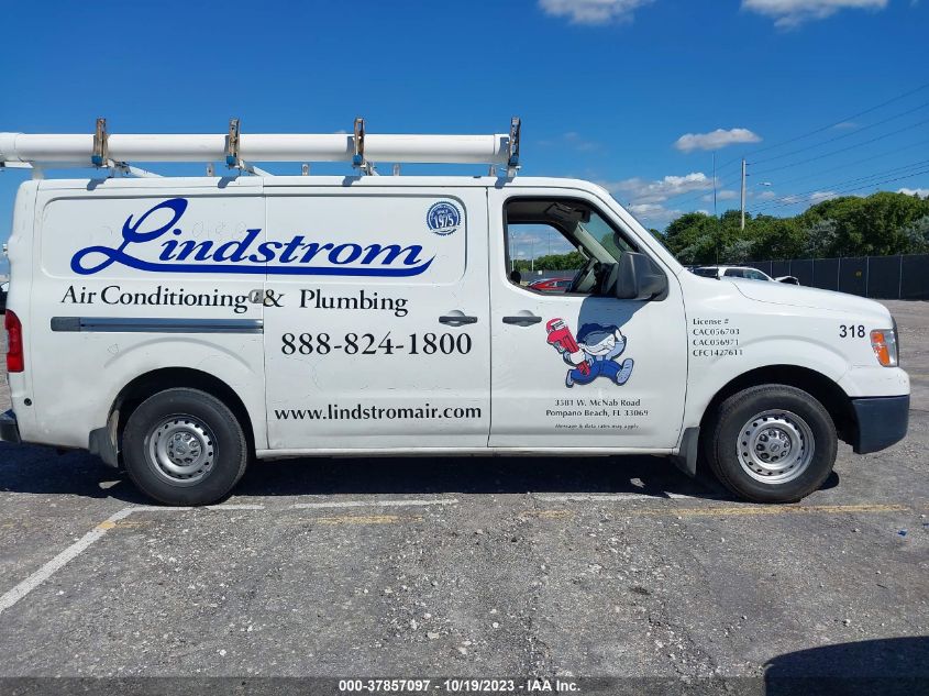 2015 NISSAN NV CARGO NV1500 S V6 - 1N6BF0KL3FN804350