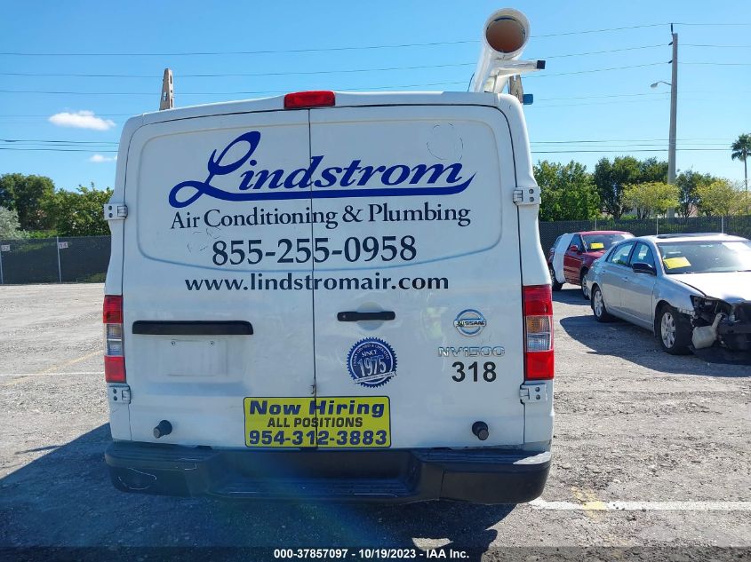 2015 NISSAN NV CARGO NV1500 S V6 - 1N6BF0KL3FN804350