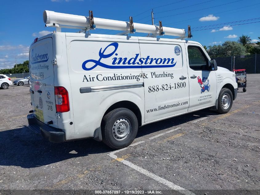 2015 NISSAN NV CARGO NV1500 S V6 - 1N6BF0KL3FN804350