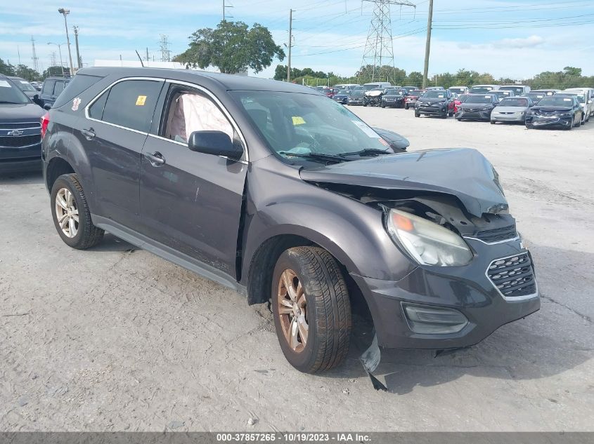 2016 CHEVROLET EQUINOX LS - 2GNALBEK2G6261785