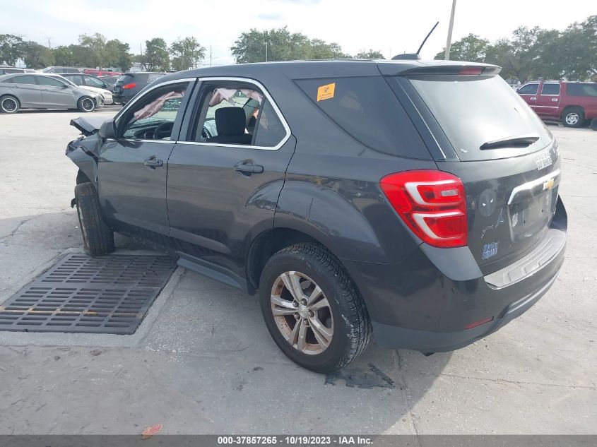 2016 CHEVROLET EQUINOX LS - 2GNALBEK2G6261785