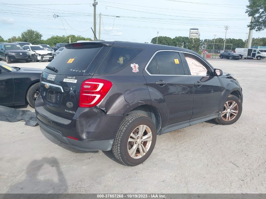 2016 CHEVROLET EQUINOX LS - 2GNALBEK2G6261785