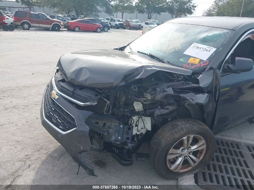 2016 CHEVROLET EQUINOX LS - 2GNALBEK2G6261785