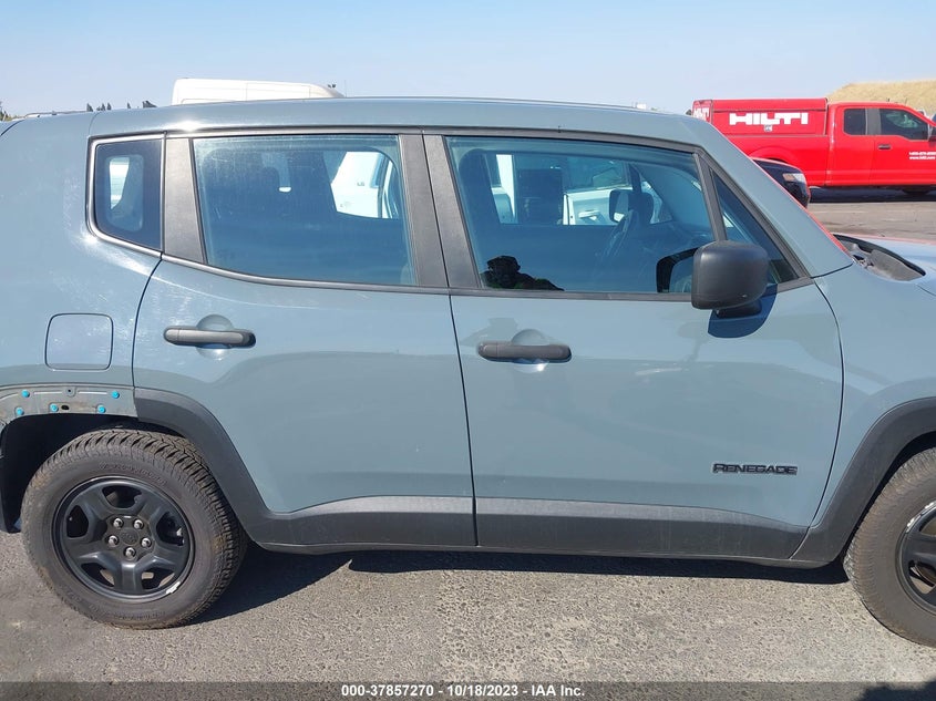 VIN ZACCJAAH3HPE99080 2017 JEEP RENEGADE SPORT