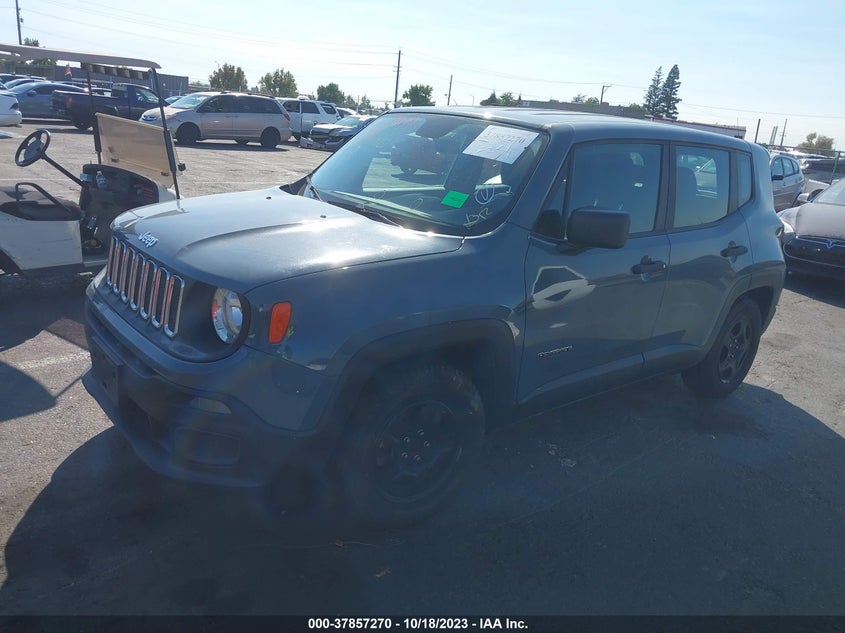 VIN ZACCJAAH3HPE99080 2017 JEEP RENEGADE SPORT