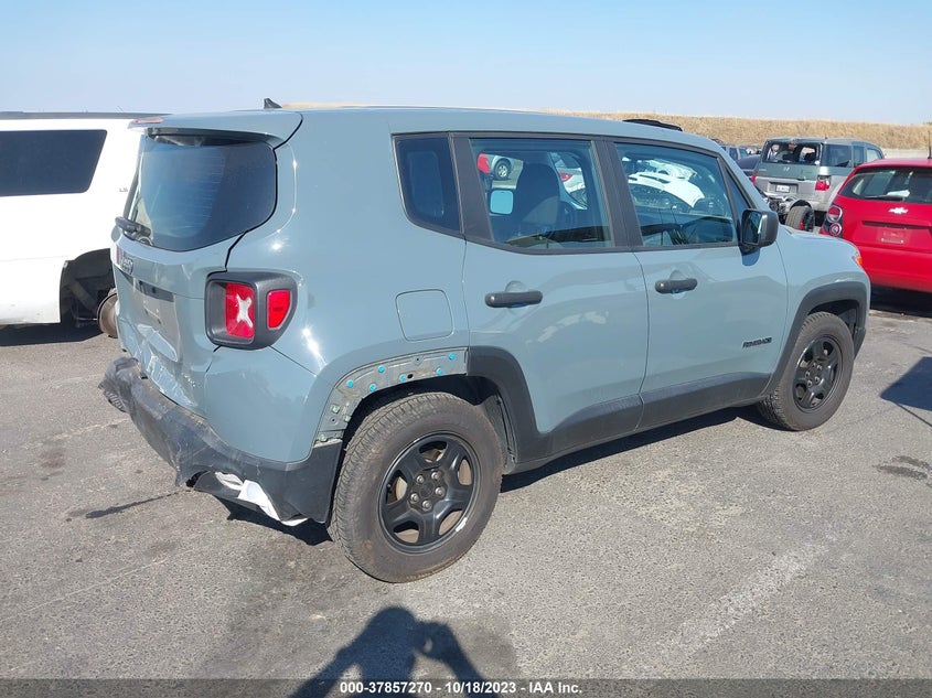 VIN ZACCJAAH3HPE99080 2017 JEEP RENEGADE SPORT